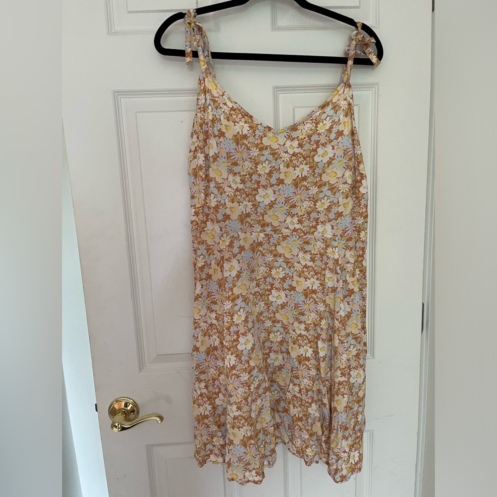 Floral Spaghetti Strap Dress